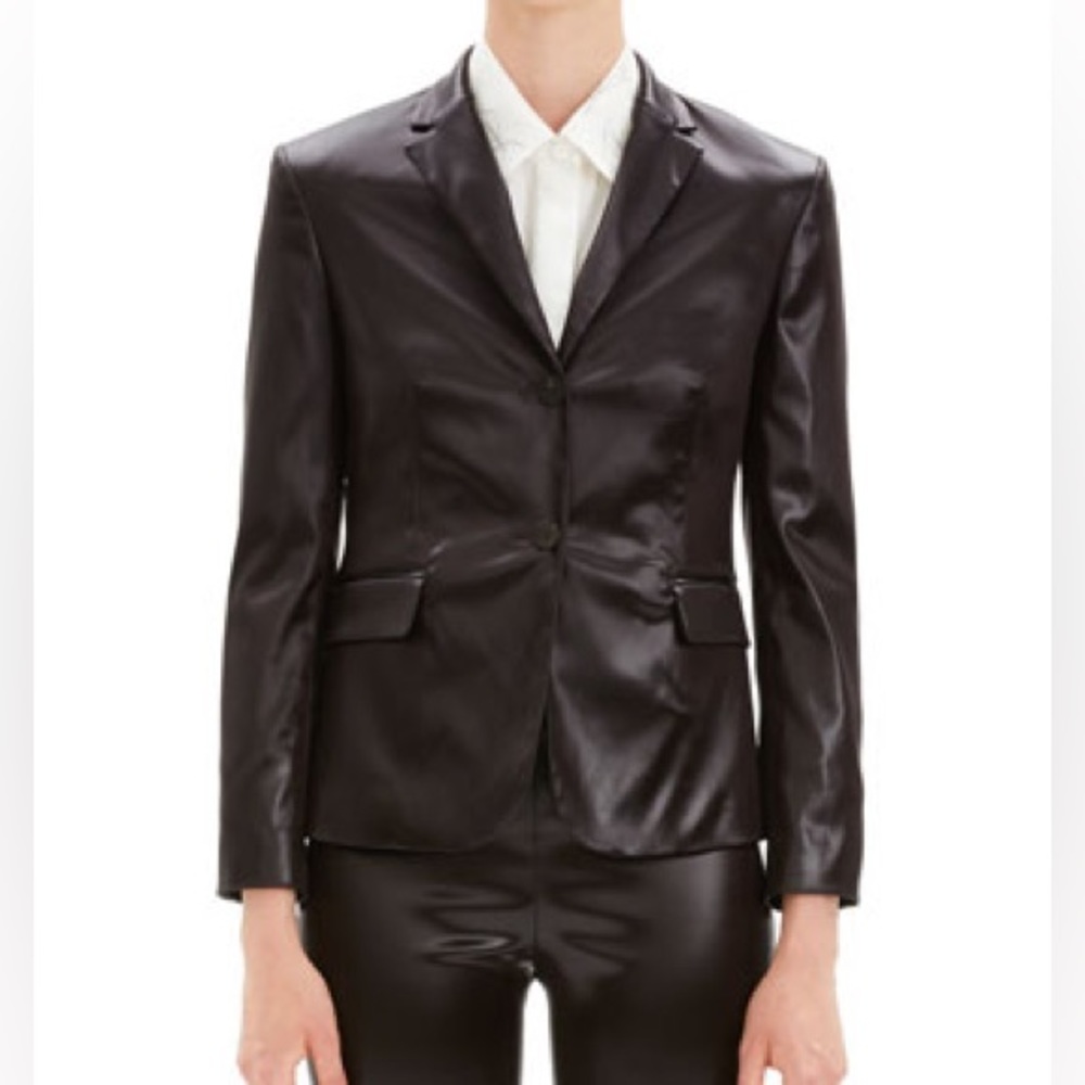 Theory classic shrunken jacket mink brown - Picture 4 of 8